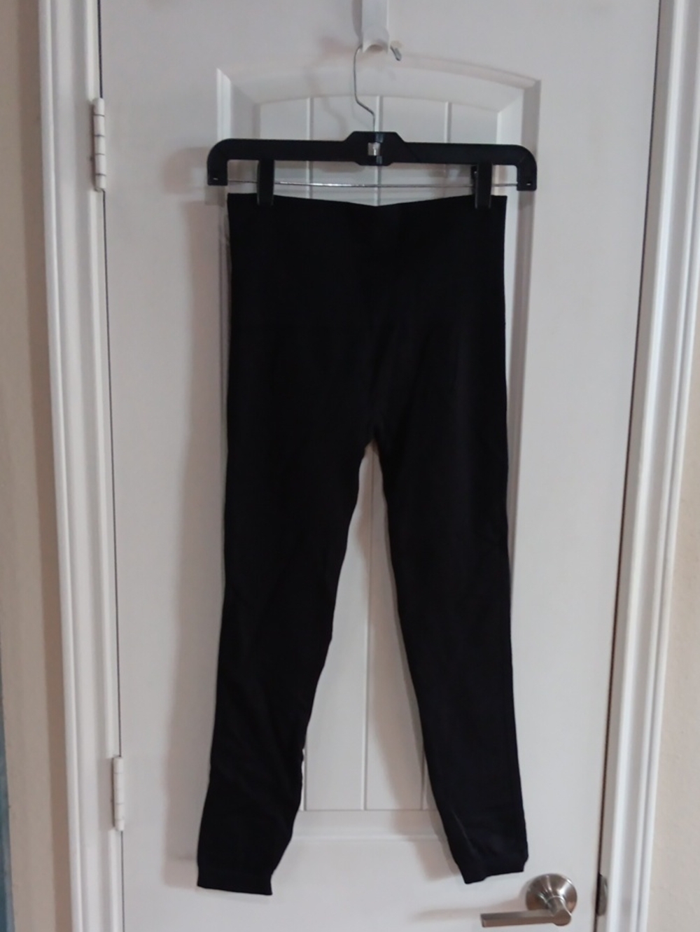 SPANX Look At Me Now Black Seamless Shaping Leggings Size M